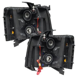 Chevrolet Silverado Headlight Halo Kit - ORACLE Lighting - Round Style - Green - `07-`13